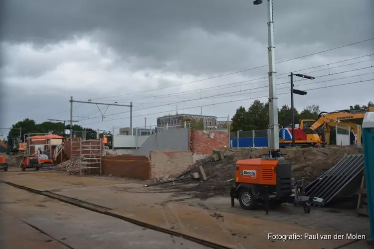 Station Alkmaar-Noord in één weekend geveld door sloophamer