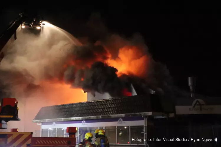 Grote brand in Heerhugowaard