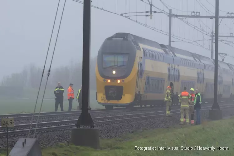 Persoon aangereden bij Dirkshorn. Tot vanavond geen treinen tussen Alkmaar en Den Helder