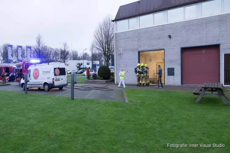 Brandje door werkzaamheden bij Dobla Choco Center