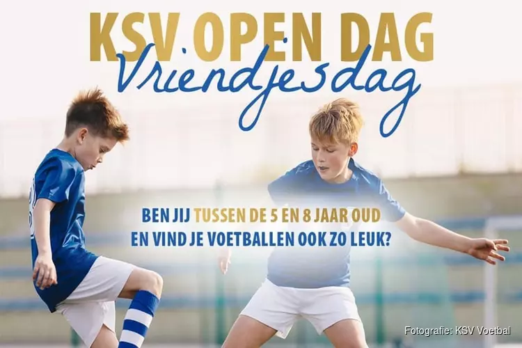 KSV Voetbal organiseert Open Dag voor jongste jeugd