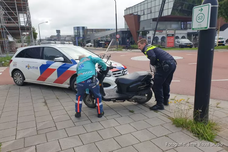 Scooterrijder gewond bij ongeval Heerhugowaard