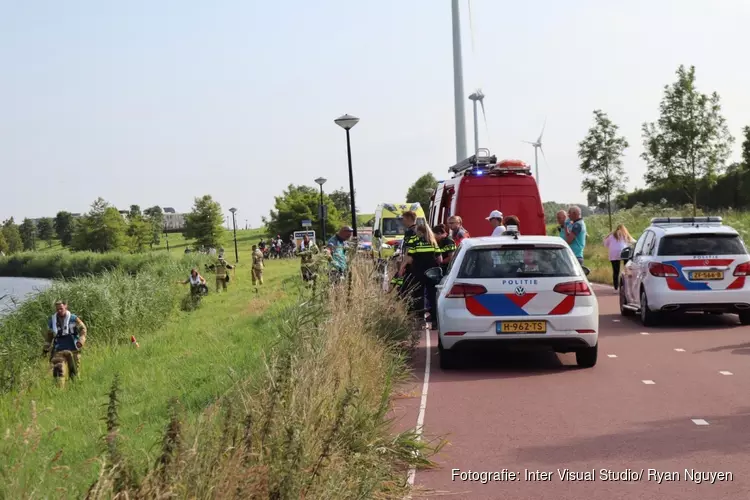 Onbeheerde fiets aangetroffen bij Park van Luna. Duikteam zoekt tevergeefs