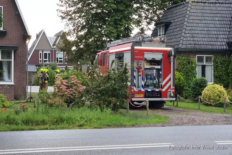 Brand bij woning Middenweg snel onder controle