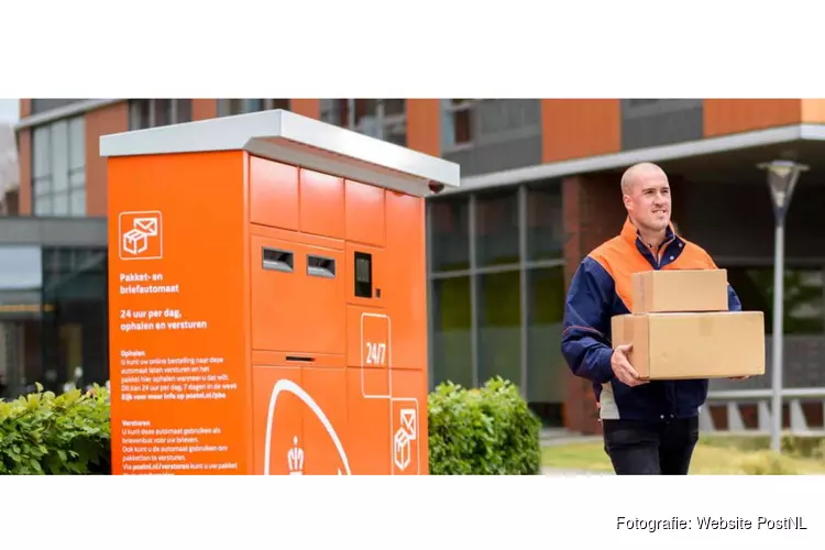 PostNL pakket- en briefautomaat in Heerhugowaard