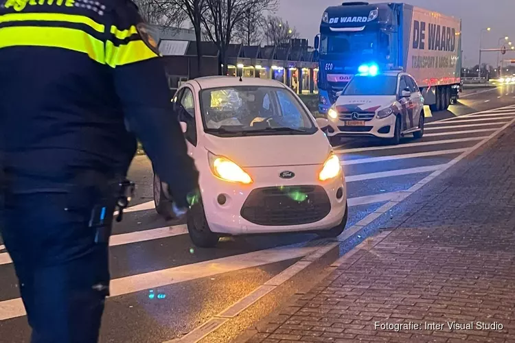 Schade en file door ongeval op N242