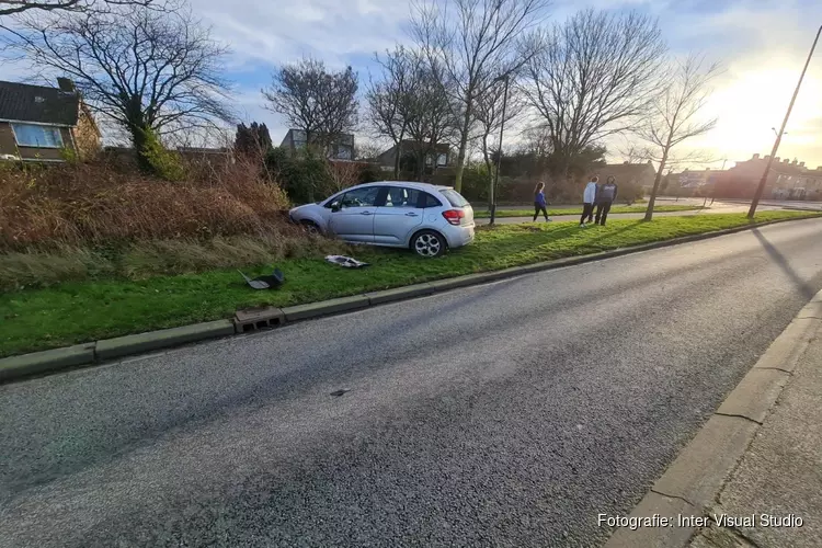 Eenzijdig ongeval op Westtangent, bestuurder aangehouden