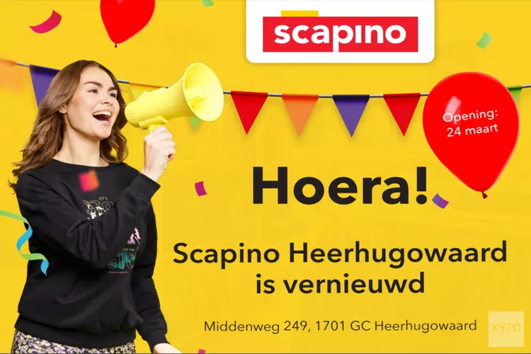 Scapino is weer open!