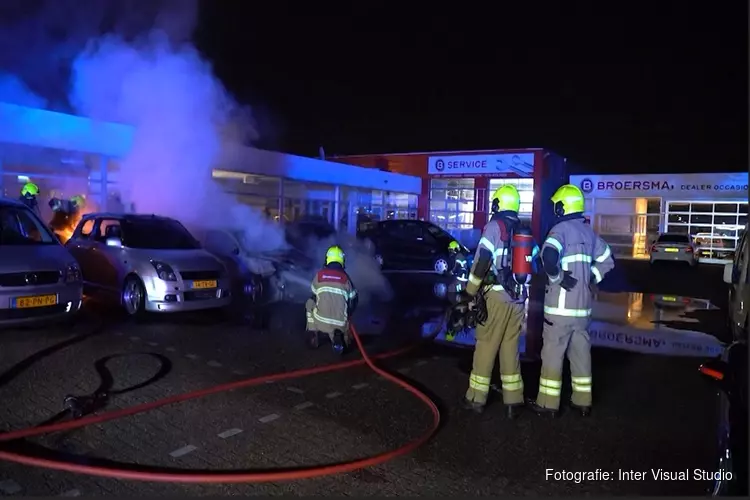 Autobedrijf in Heerhugowaard voor tweede keer in drie dagen tijd doelwit van brandstichting