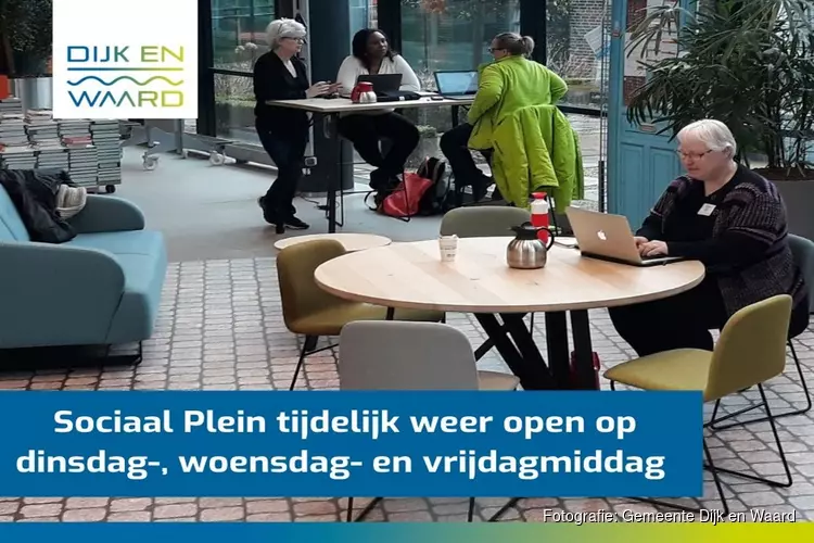 Sociaal Plein tijdelijk weer open in gemeentehuis Heerhugowaard