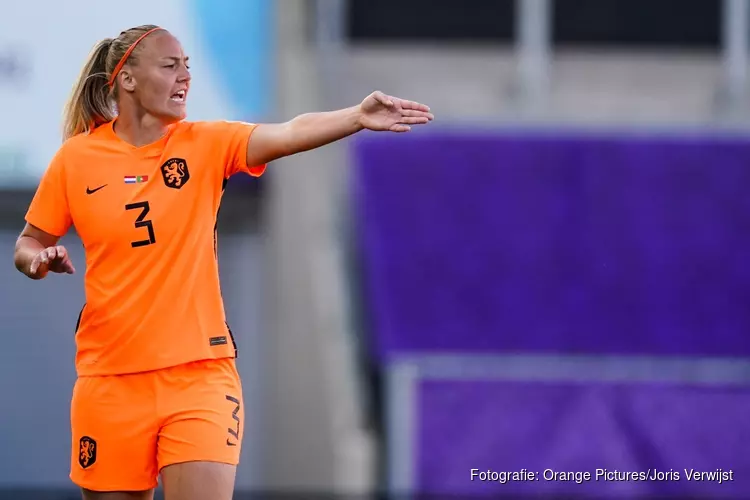 Oranje Leeuwinnen op karakter langs Portugal