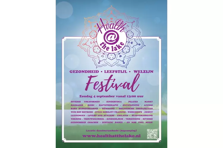 GRATIS Health @ The Lake Festival bij het Geestmerambacht