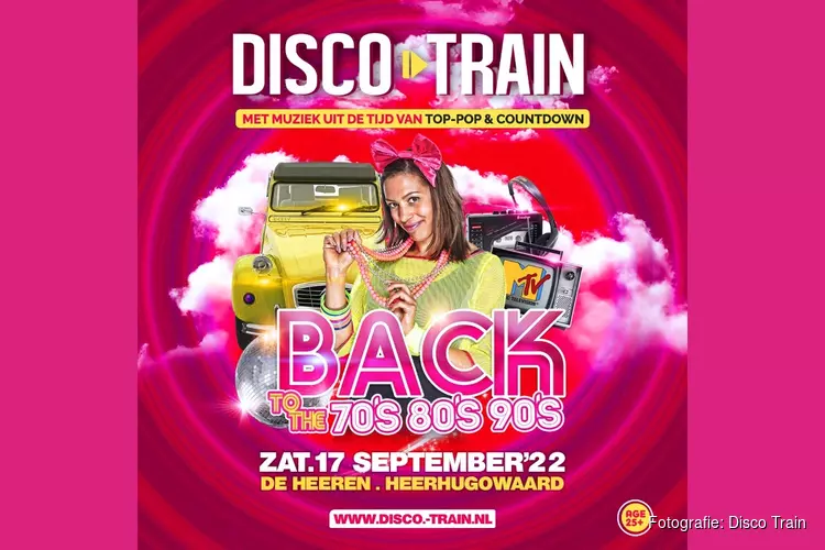 Disco Train dendert komende zaterdag door Grandcafe De Heeren