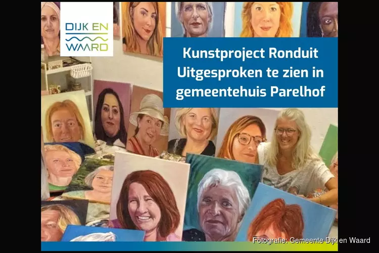 Kunstproject Ronduit Uitgesproken te zien in gemeentehuis aan Parelhof