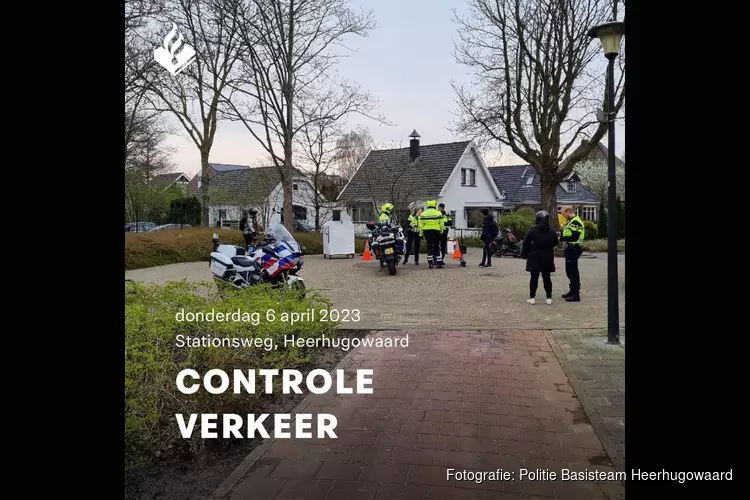 27 bekeuringen en bromfiets en step in beslag genomen bij verkeerscontrole Stationsweg