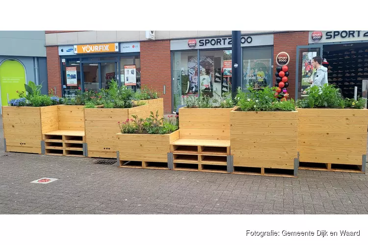 Pop-Up Park bij winkelcentrum Middenwaard