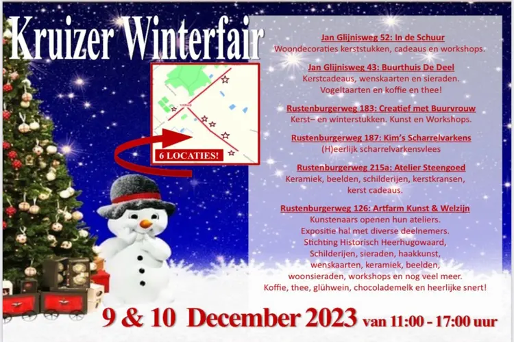 Creatief ‘t Kruis opent deuren tijdens Kruizer Winter Fair