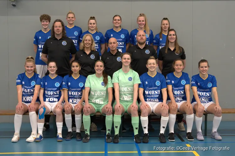 FC Marlène Vrouwen sluiten eerste competitiefase ongeslagen af