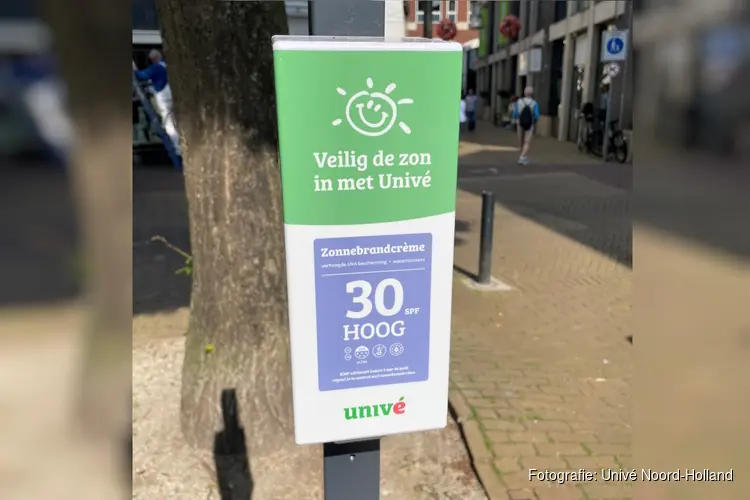 Univé Heerhugowaard voorziet openbare voorzieningen van zonnebrand