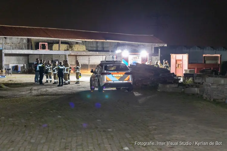 Mogelijk incident bij containerbrand aan Korteweg