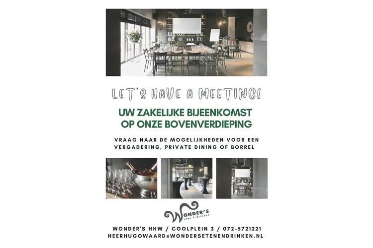 Op zoek naar een prachtige locatie voor uw zakelijke bijeenkomst?