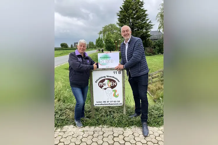 Stichting Veenhuizer Hoeven en HugoHopper ontvangen donatie van € 1000 van het Univé Ledenfonds