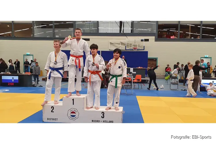 Judoka Tygo Korver Kampioen van Noord-Holland