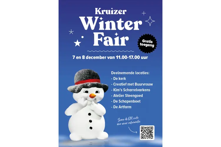 Creatieve ‘t Kruis opent deuren tijdens de gezellige  Kruizer Winter Fair