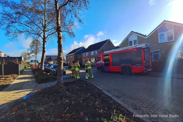 Gaslekkage door werkzaamheden in Noord-Scharwoude