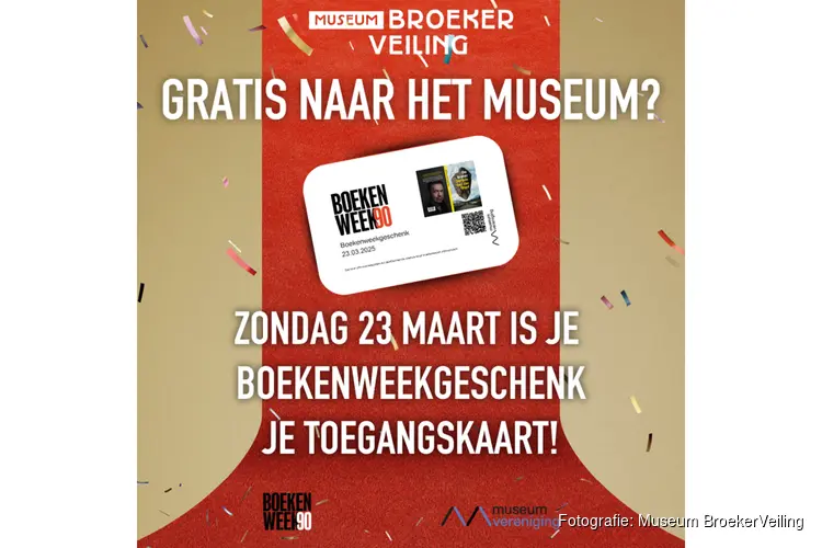 Gratis toegang Museum BroekerVeiling met het Boekenweekgeschenk De Krater op zondag 23 maart 2025